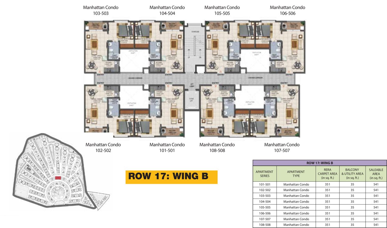 Images for Cluster Plan of Provident Adora De Goa 2 Park Residences Around The Blu