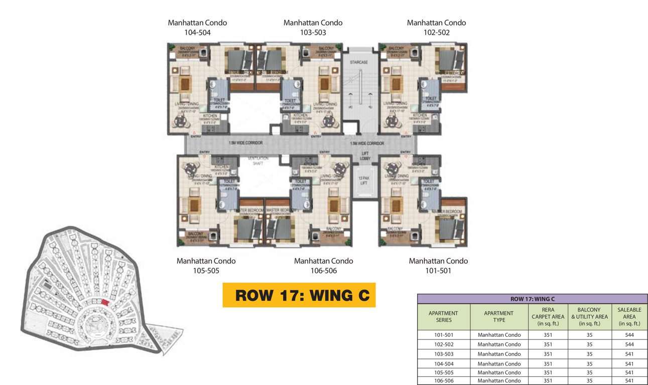 Images for Cluster Plan of Provident Adora De Goa 2 Park Residences Around The Blu