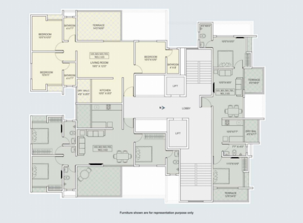  utsav-homes-bavdhan Cluster Plan