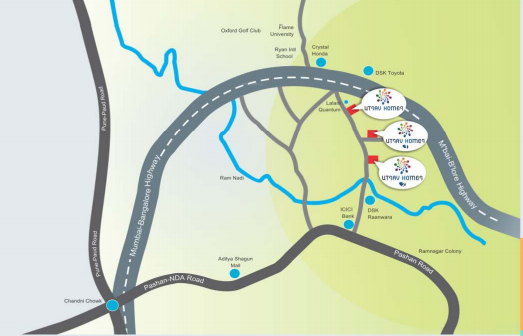  utsav-homes-bavdhan Location Plan