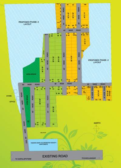  sita rama gardens Layout Plan