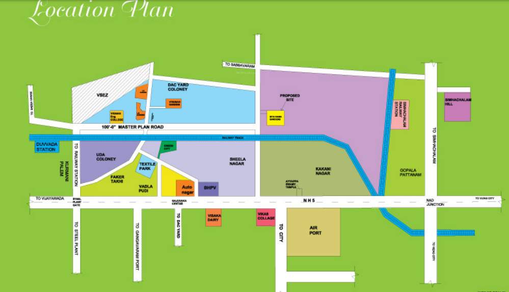  sita rama gardens Location Plan