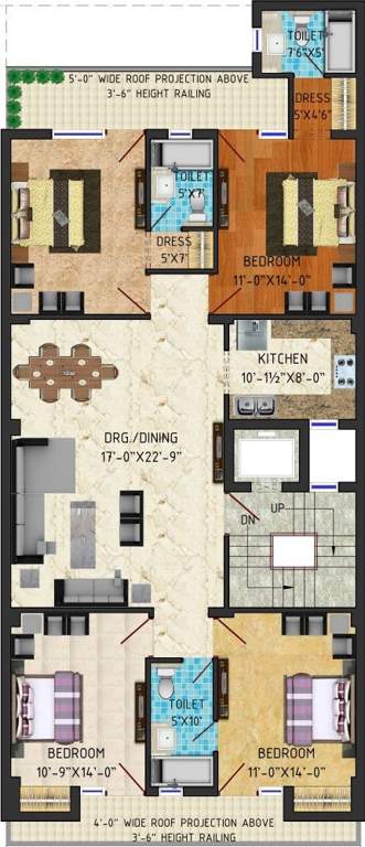 Images for Cluster Plan of Aggarwal Elite Floors