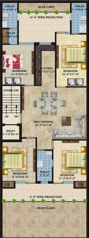 Images for Cluster Plan of Aggarwal Elite Floors