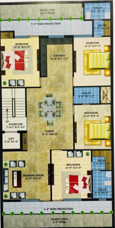 Images for Cluster Plan of Aggarwal Elite Floors
