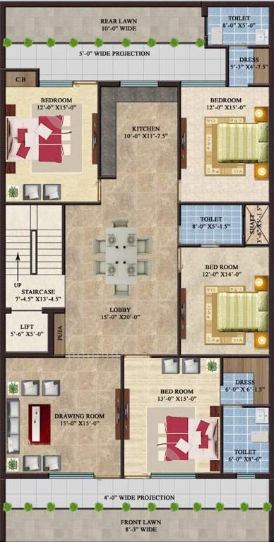 Images for Cluster Plan of Aggarwal Elite Floors
