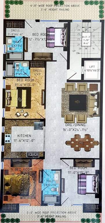 Images for Cluster Plan of Aggarwal Elite Floors
