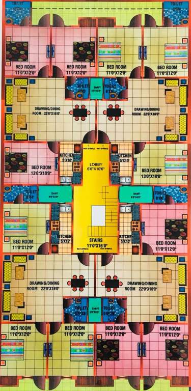 Images for Cluster Plan of Aggarwal Elite Floors