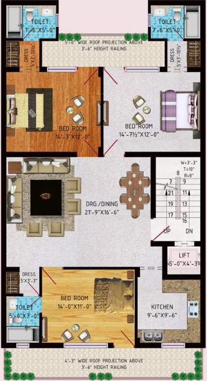 Images for Cluster Plan of Aggarwal Elite Floors