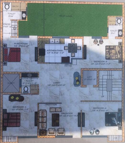 Images for Cluster Plan of Aggarwal Elite Floors Images for Cluster Plan of Aggarwal Elite Floors