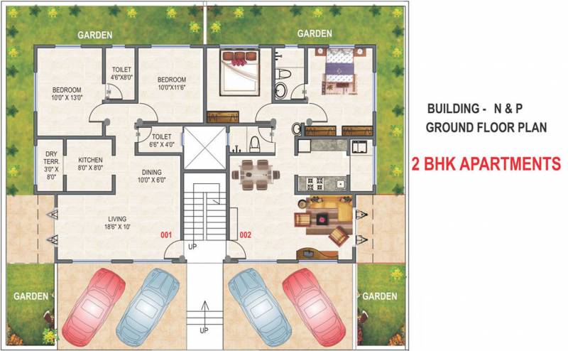 Images for Cluster Plan of OM Angel Hill Bldg E F N P