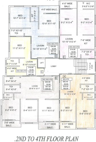 Images for Cluster Plan of Vinayak Plaza