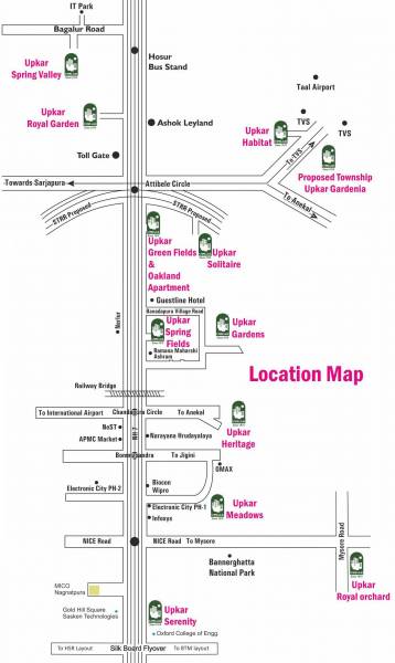 Images for Location Plan of Upkar Royal Garden Plots Sector 2