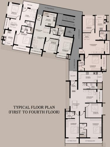 Images for Cluster Plan of Nidhi Land The Sharon Rose