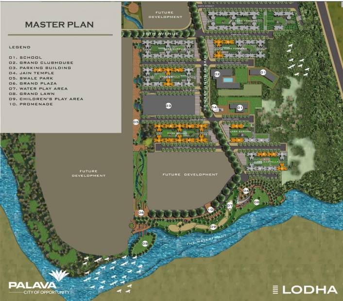 Images for Master Plan of Lodha Palava Marvella A H