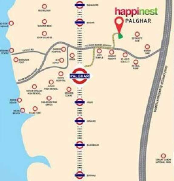  happinest-palghar-project-1-phase-ii Location Plan