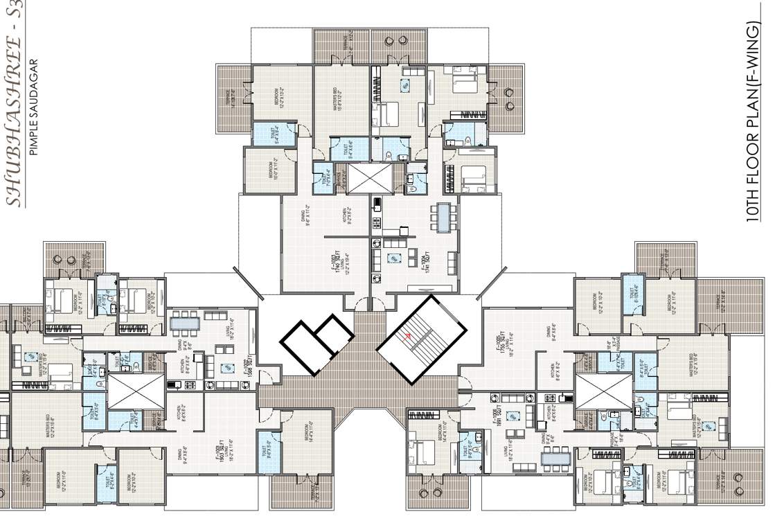 s3 lifestyle building a to f Building A B Cluster Plan