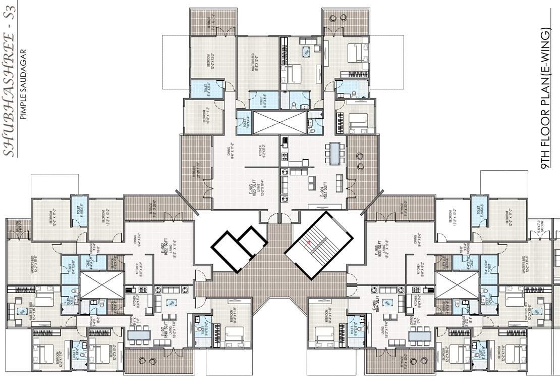  s3 lifestyle building a to f Building A B Cluster Plan