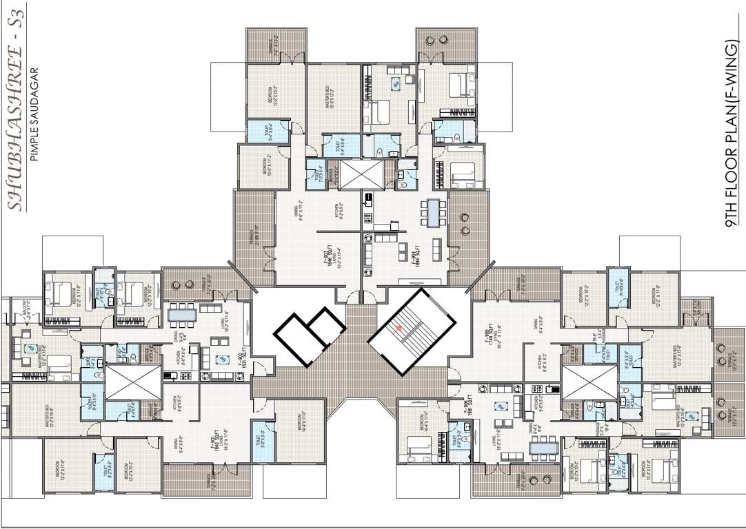  s3 lifestyle building a to f Building A B Cluster Plan