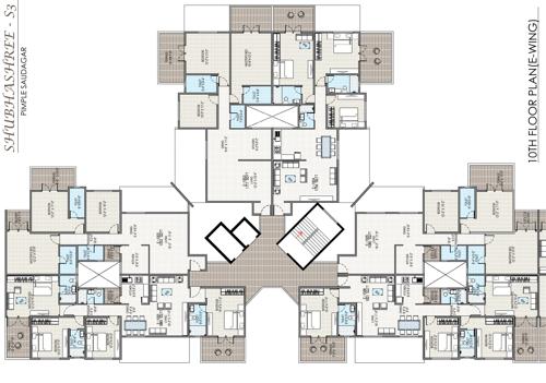  s3-lifestyle-building-a-to-f Building A-B Cluster Plan