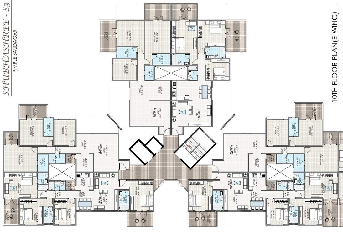  s3 lifestyle building a to f Building A B Cluster Plan