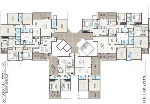  s3-lifestyle-building-a-to-f Building A-B Cluster Plan