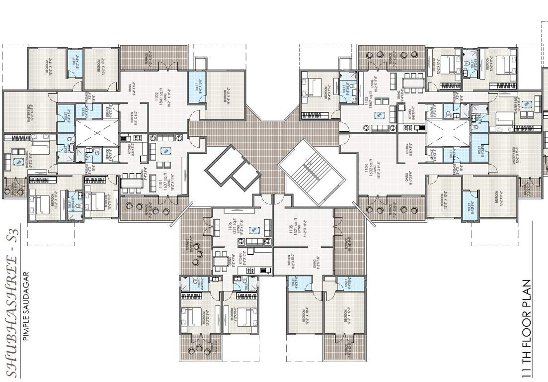  s3 lifestyle building a to f Building A B Cluster Plan