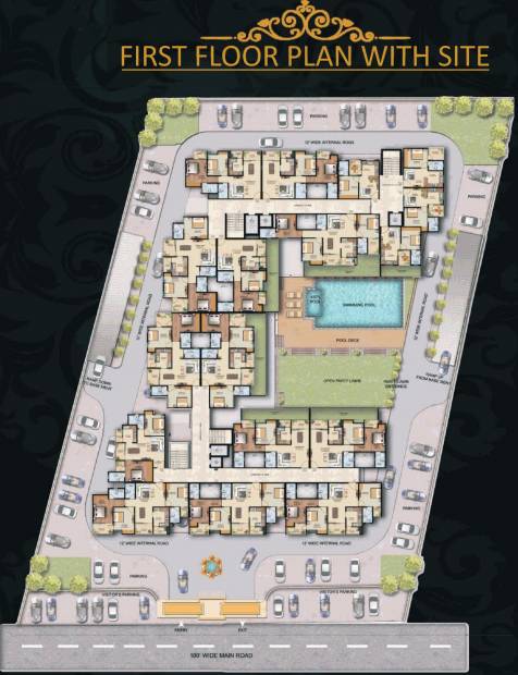  grand-golden-bells Images for Cluster Plan of Sri Ganraj Grand Golden Bells