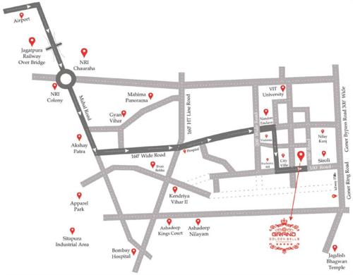  grand-golden-bells Images for Location Plan of Sri Ganraj Grand Golden Bells