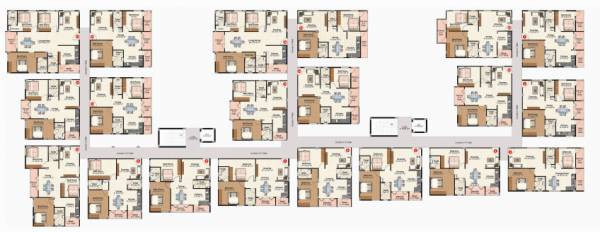  elite Elite Cluster Plan from 1st to 2nd Floor