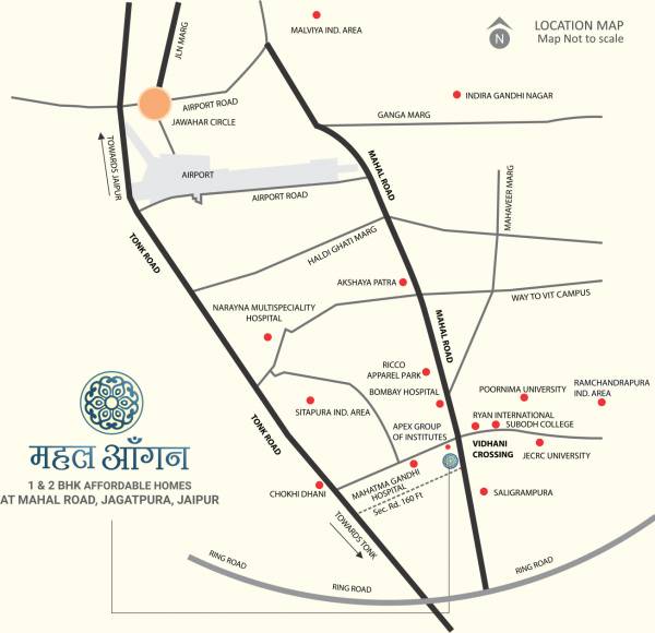 Images for Location Plan of Savera Mahal Aangan