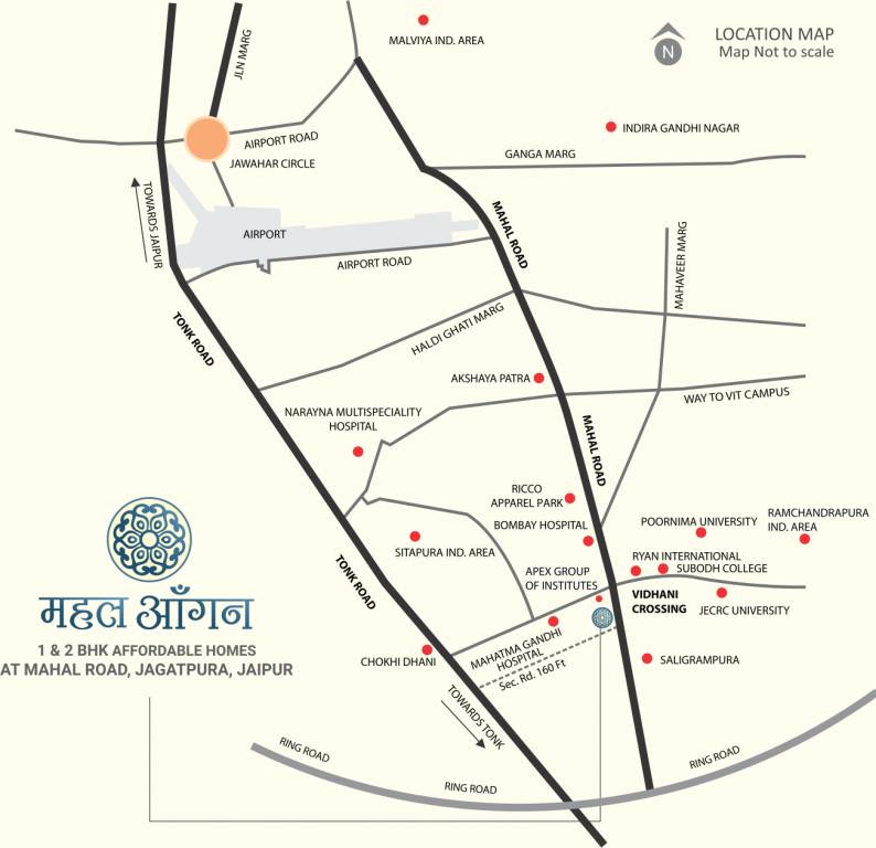 Images for Location Plan of Savera Mahal Aangan