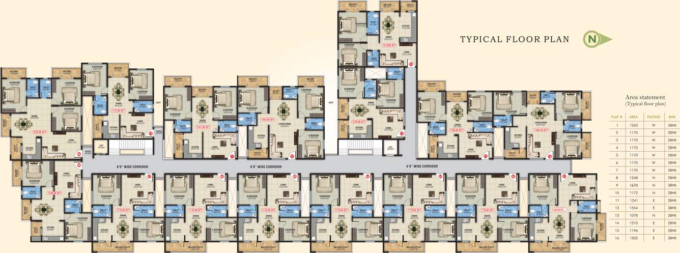 Images for Cluster Plan of  GK Residency