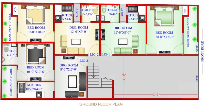 Images for Cluster Plan of Vishal Apartments