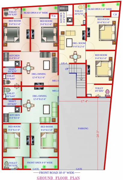 Images for Cluster Plan of Vishal Apartments Images for Cluster Plan of Vishal Apartments
