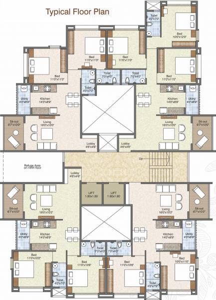 Images for Cluster Plan of Ravi Aaradhya Apartment