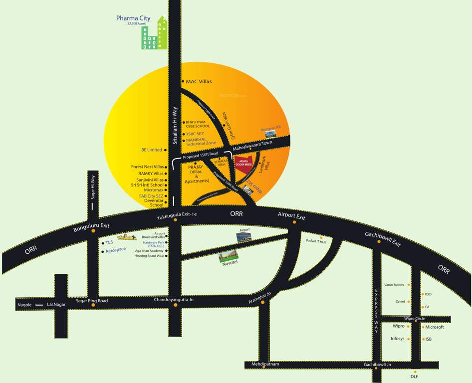 Images for Location Plan of Akshita Golden Breeze