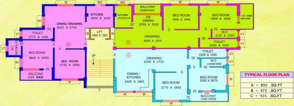 Images for Cluster Plan of Bajrang Prathama Apartment