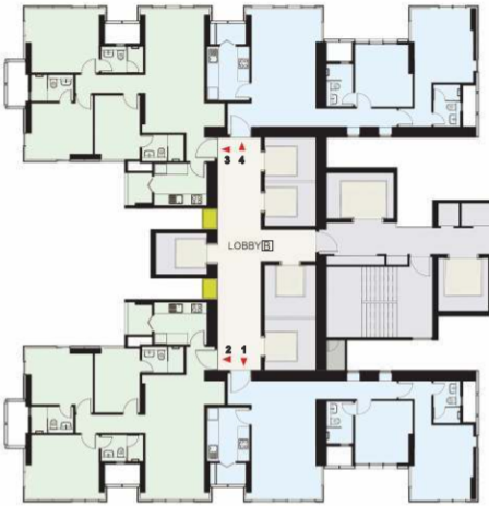the park tower 6 Tower 6 Cluster Plan