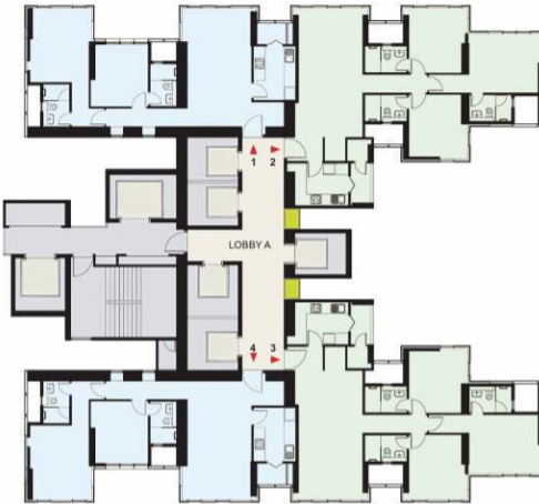 the park tower 6 Tower 6 Cluster Plan