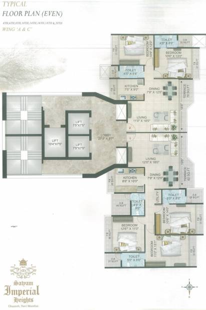Images for Cluster Plan of Satyam Imperial Heights