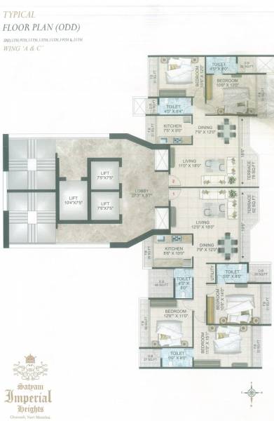 Images for Cluster Plan of Satyam Imperial Heights