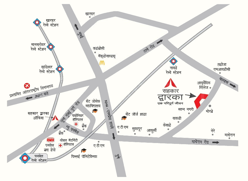  sahakar dwarka i Location Plan