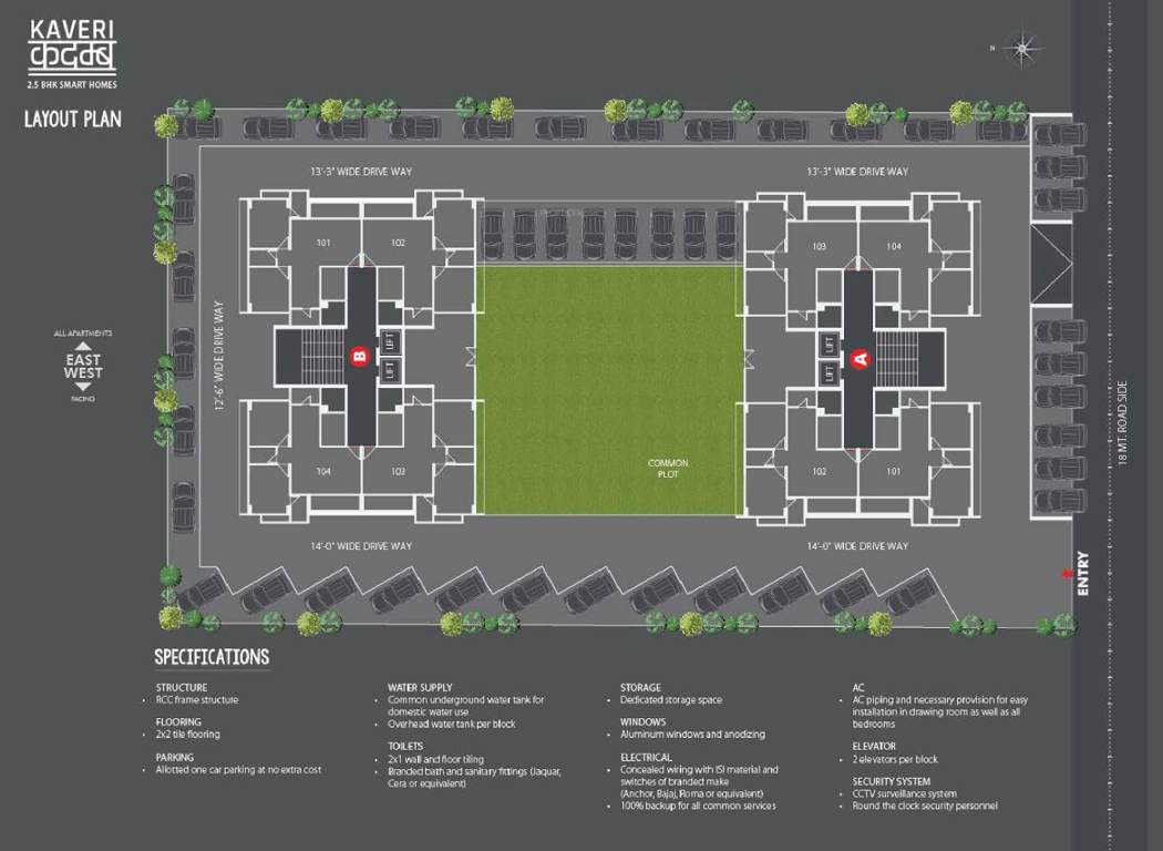 Images for Layout Plan of A Shridhar Kaveri Kadamb