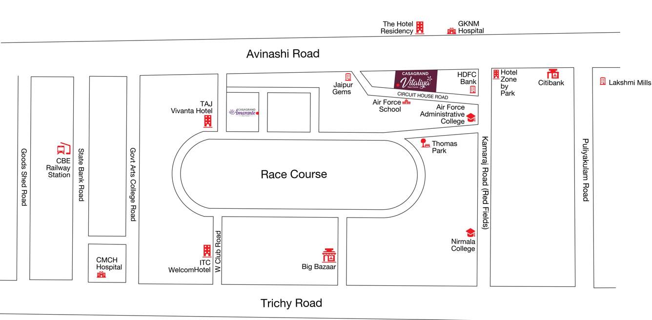 vitaliya Images for Location Plan of Casagrand Vitaliya