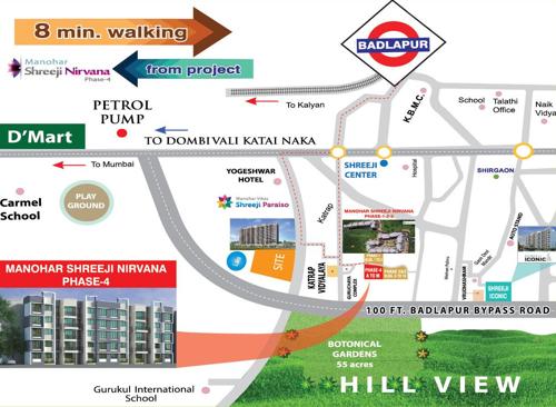 Images for Location Plan of Deeplaxmi Manohar Shreeji Nirvana Phase 4