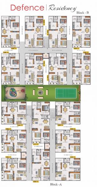 Images for Cluster Plan of Cresco Defence Residency
