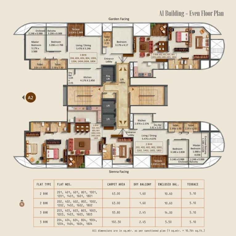 Images for Cluster Plan of Kumar Prospera A1 And A2