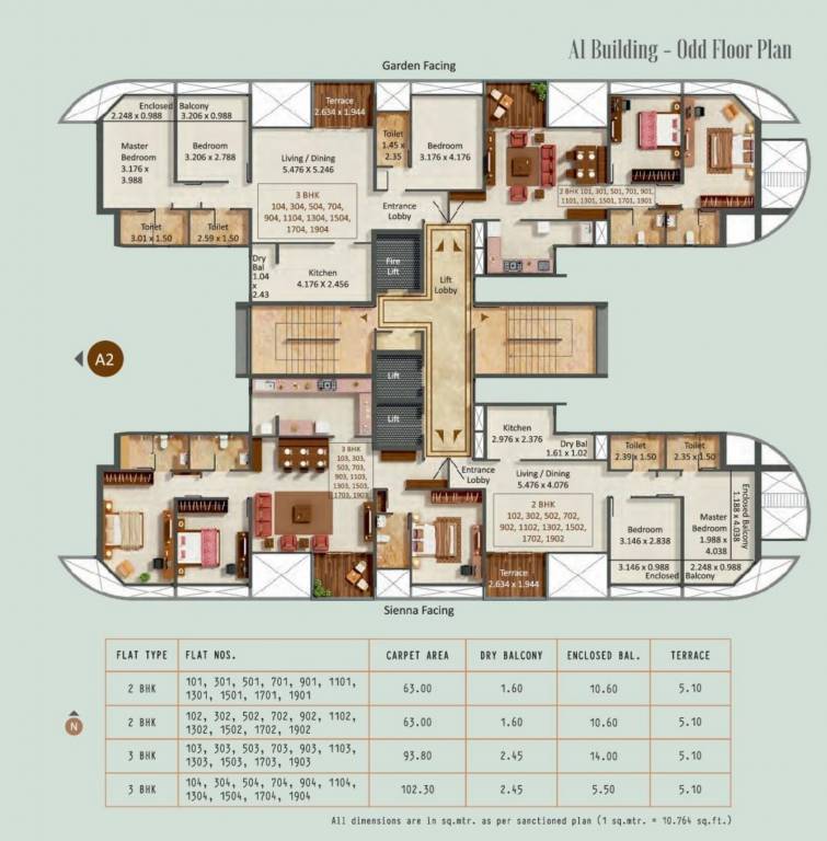 Images for Cluster Plan of Kumar Prospera A1 And A2