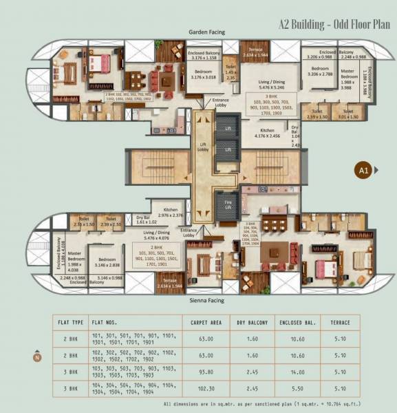 Images for Cluster Plan of Kumar Prospera A1 And A2